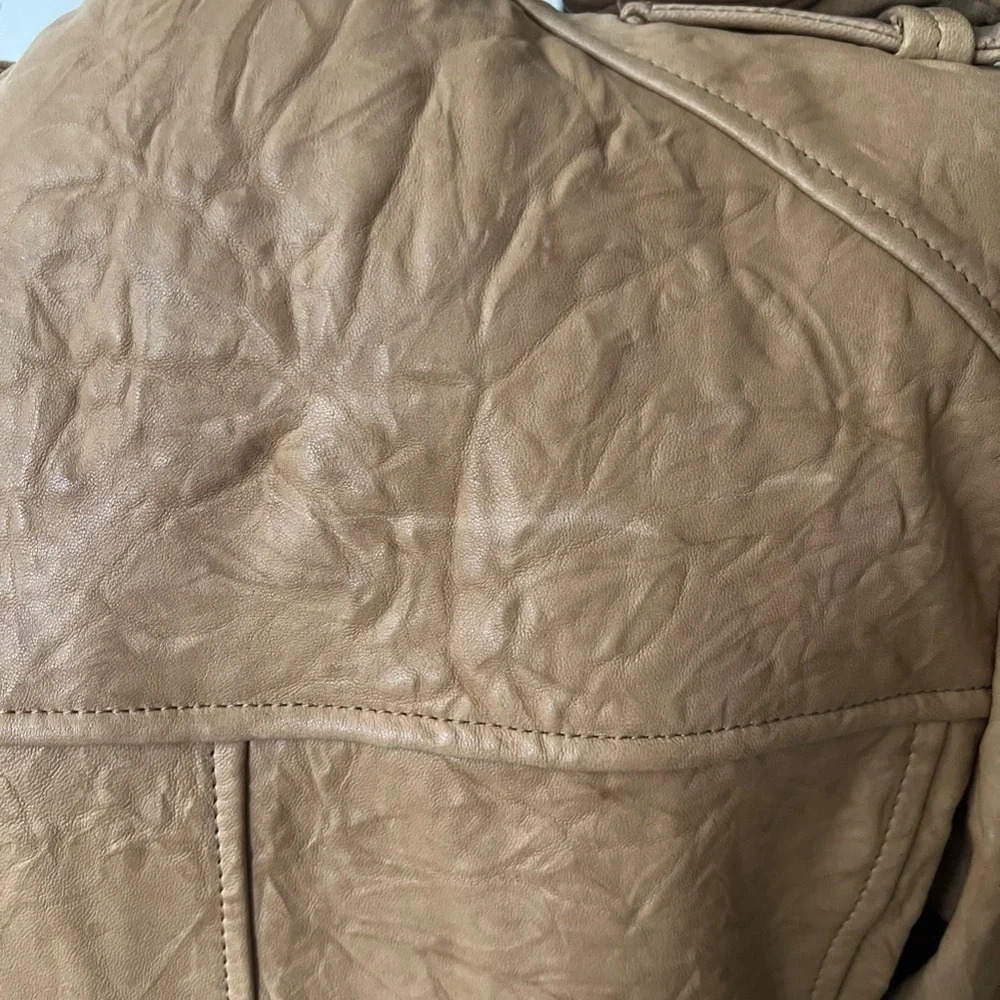ISABEL MARANT Lambskin Leather Motorcycle Jacket M - Picture 5 of 8